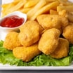 Chicken Nuggets (6 Pcs), Chips and a Can of Soft Drink
